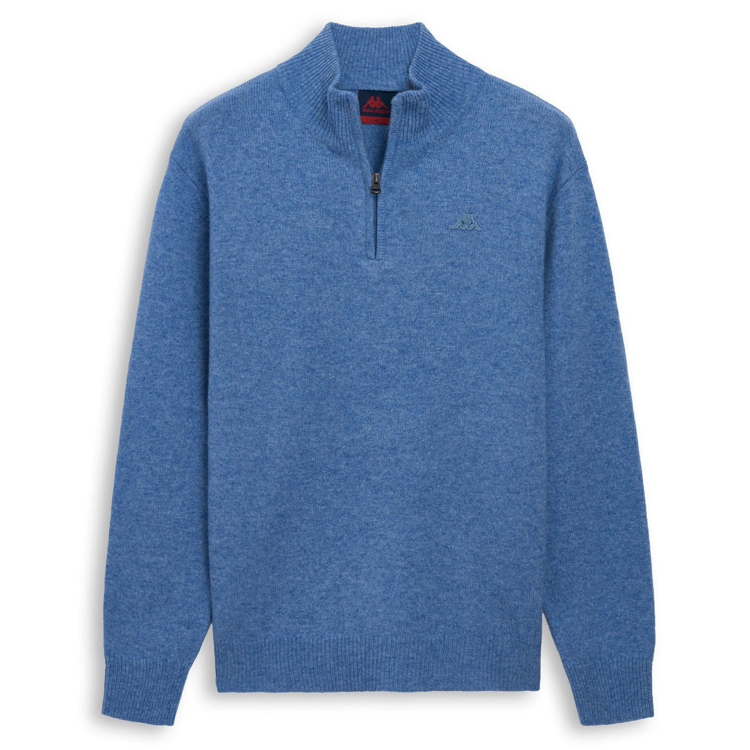 Blue Men's Classic Fit Wool Pullover Sweater main