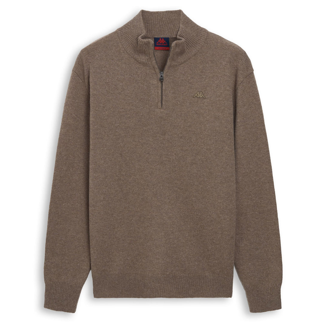 Brown Men's Classic Fit Wool Pullover Sweater main