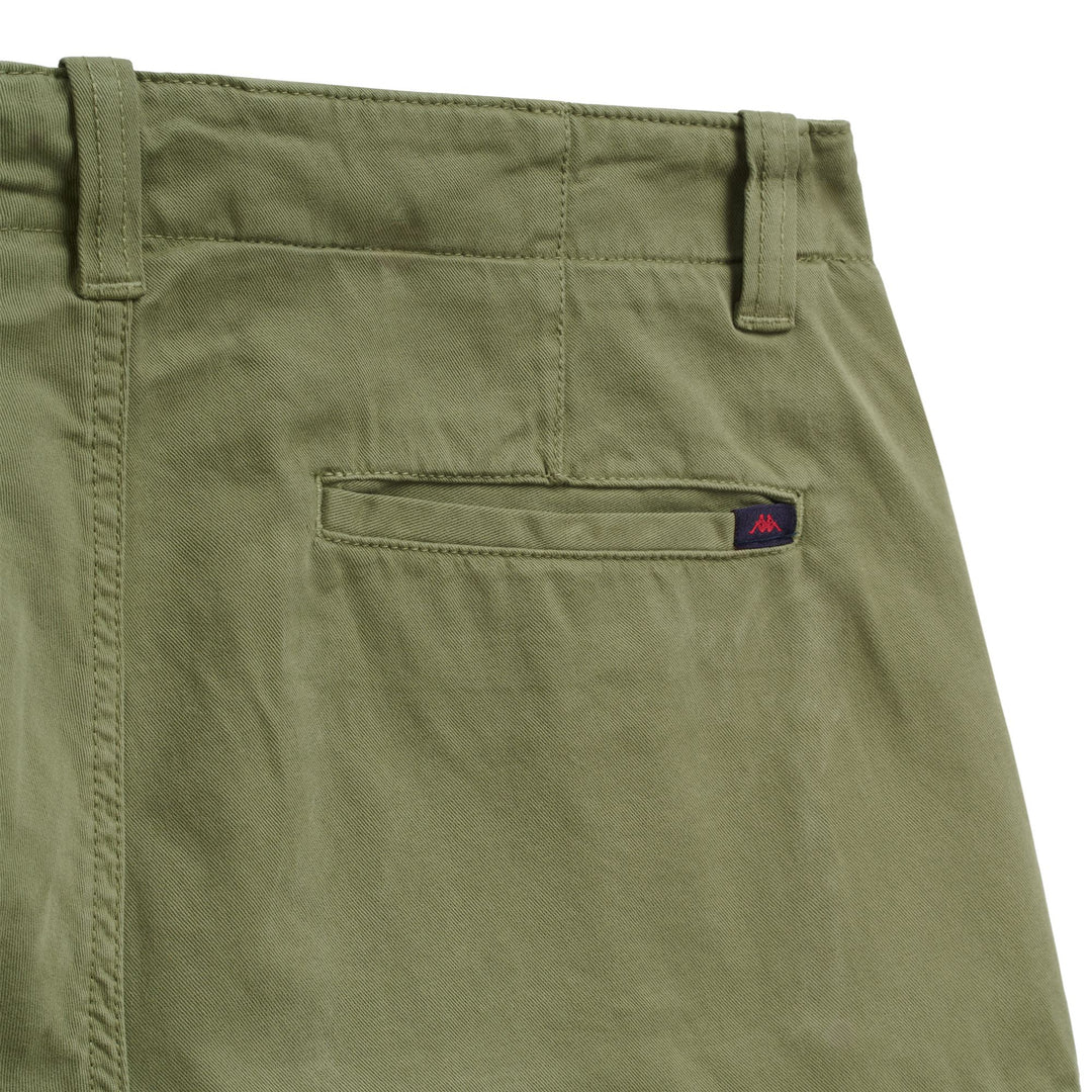 Pantaloni Cargo Classici Uomo Verde Olivina in Cotone main