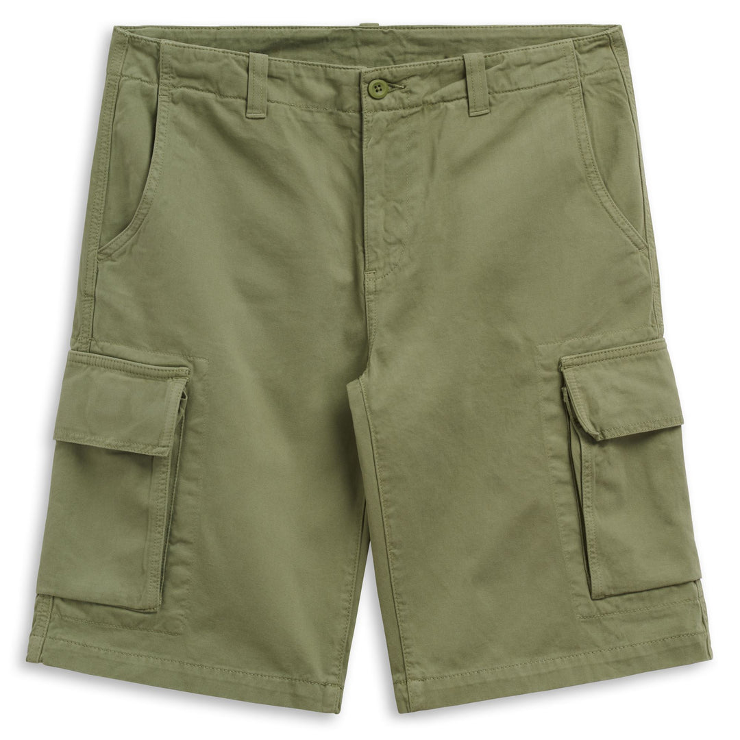 Olivine Green Men's Classic Cargo Shorts in Cotton main