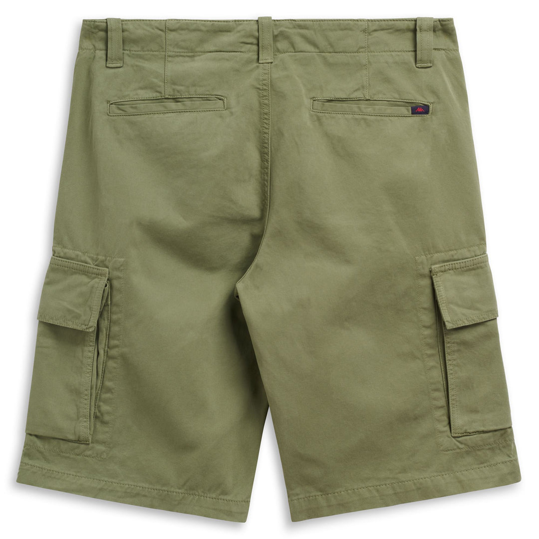 Green Men's Classic Regular Fit Cotton Cargo Shorts main