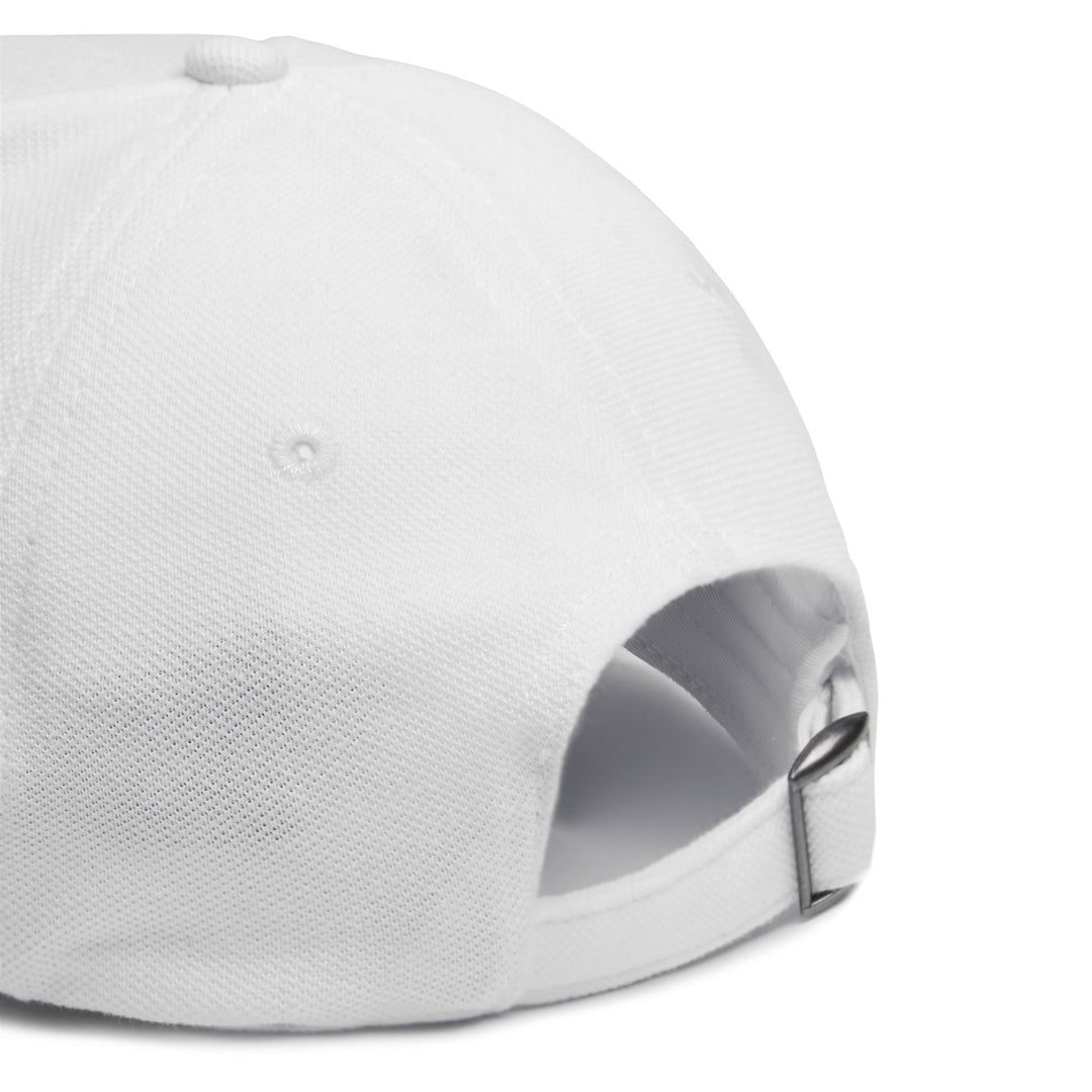 White Unisex Casual Cotton Baseball Cap main