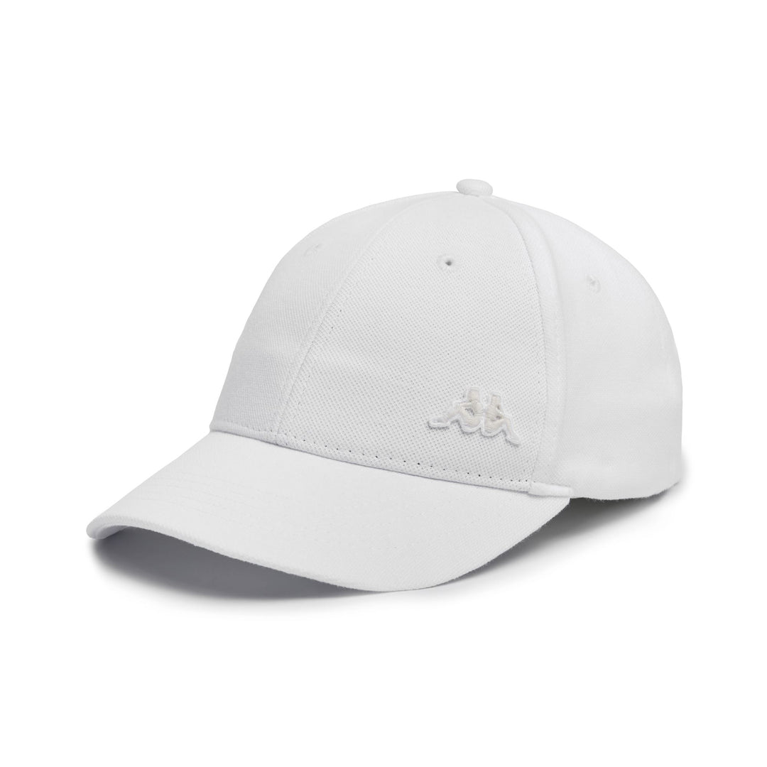 White Unisex Casual Cotton Baseball Cap 01