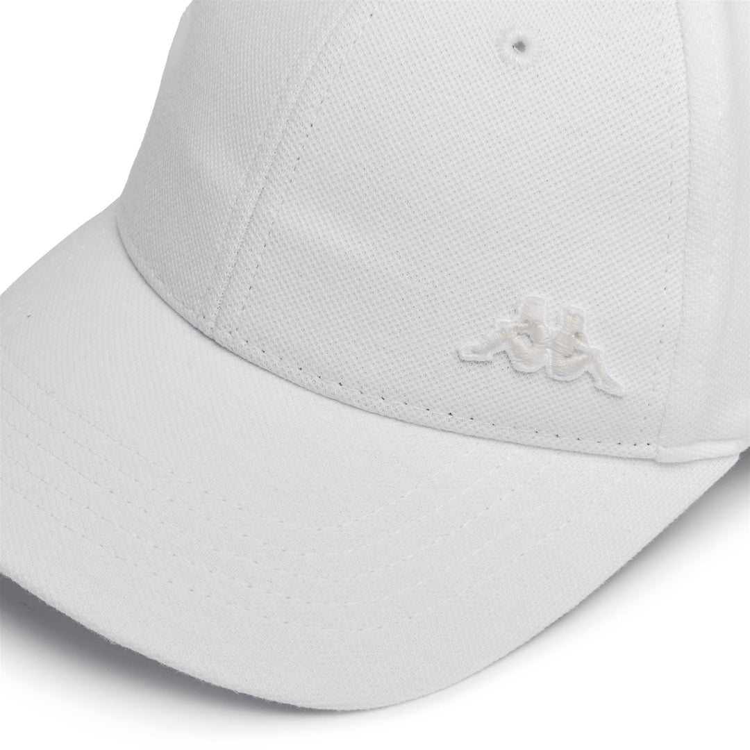 White Unisex Casual Cotton Baseball Cap main