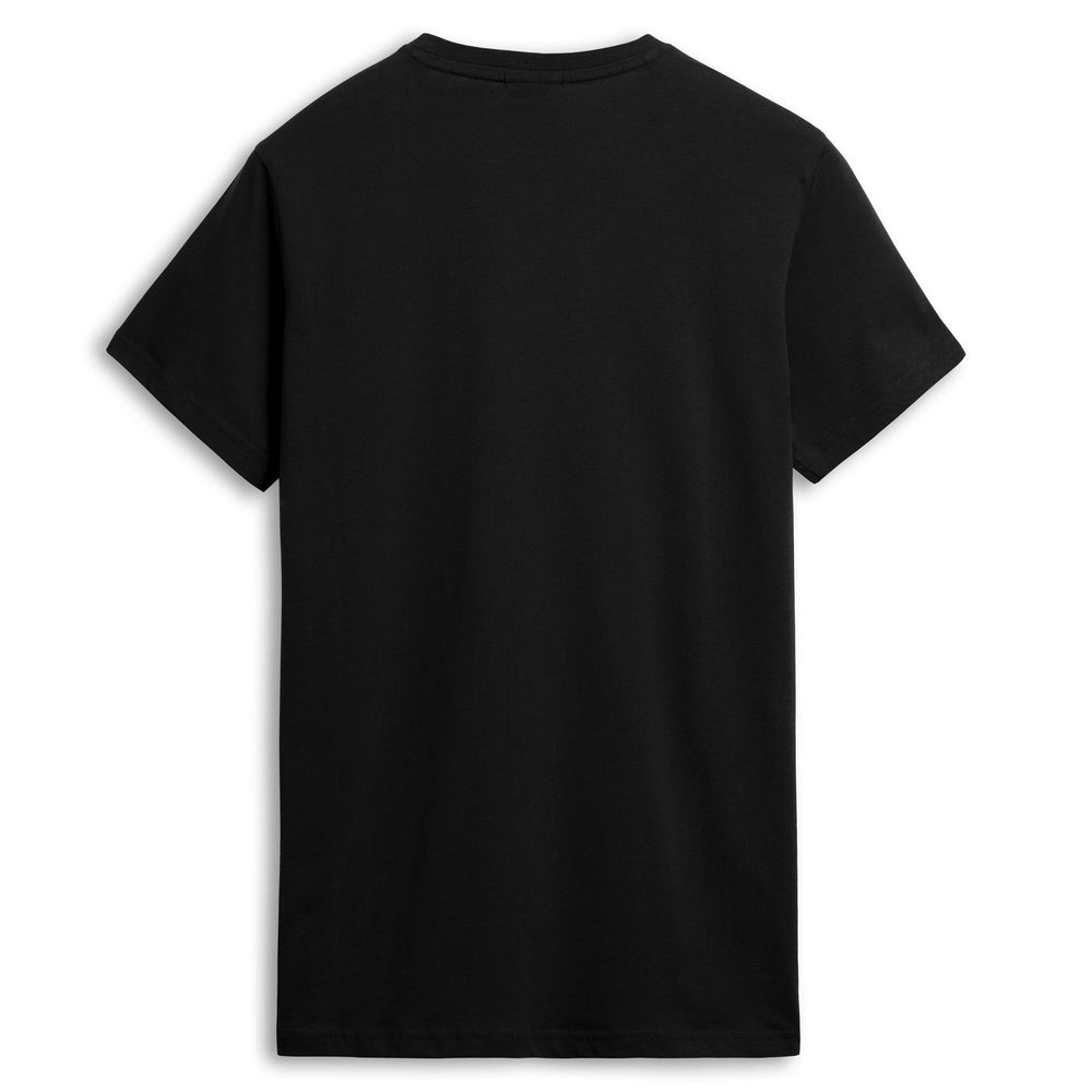 Black Men's Slim Fit Casual Cotton T-Shirt 02