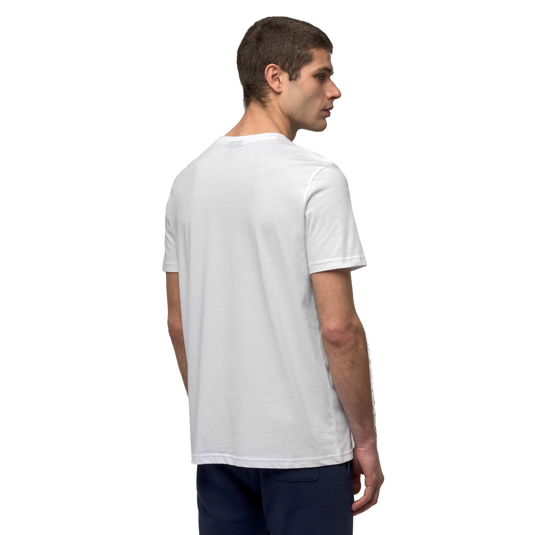Camiseta informal de algodón blanca Slim Fit para hombre main