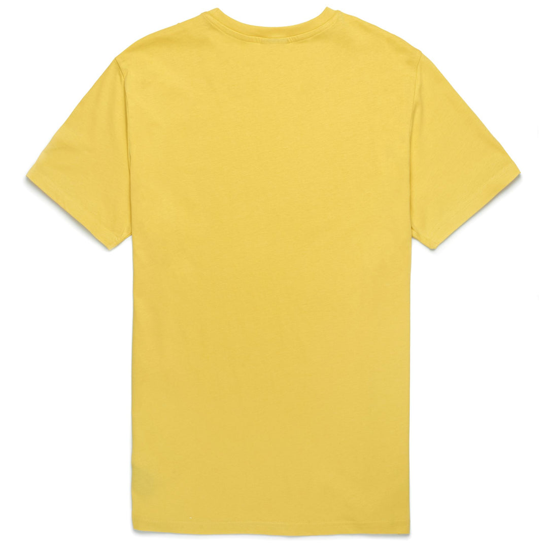 Camiseta clásica de algodón de corte entallado para hombre en amarillo marino main