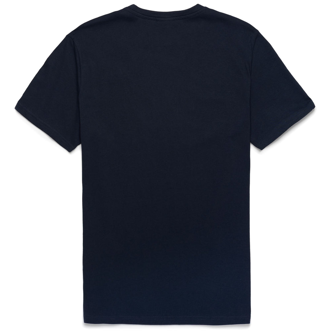 Camiseta clásica de algodón azul marino de corte entallado para hombre main