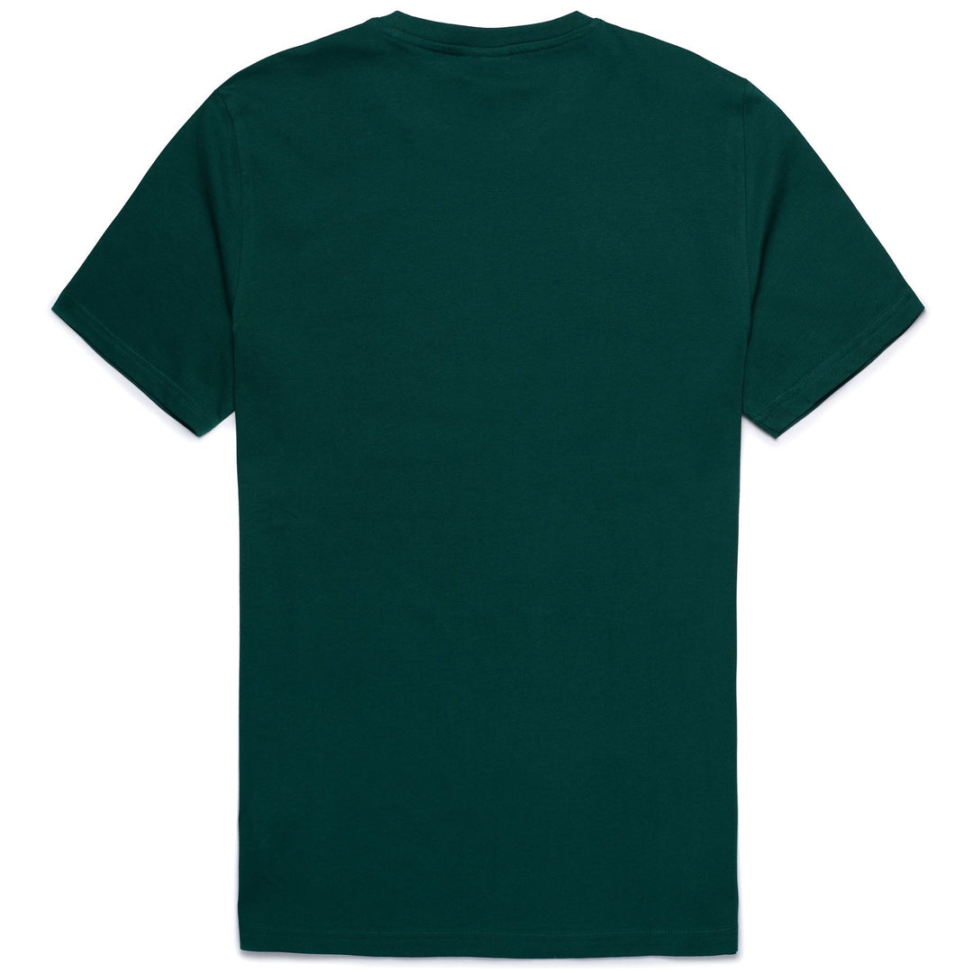 Camiseta clásica de algodón entallada para hombre, color verde marino main