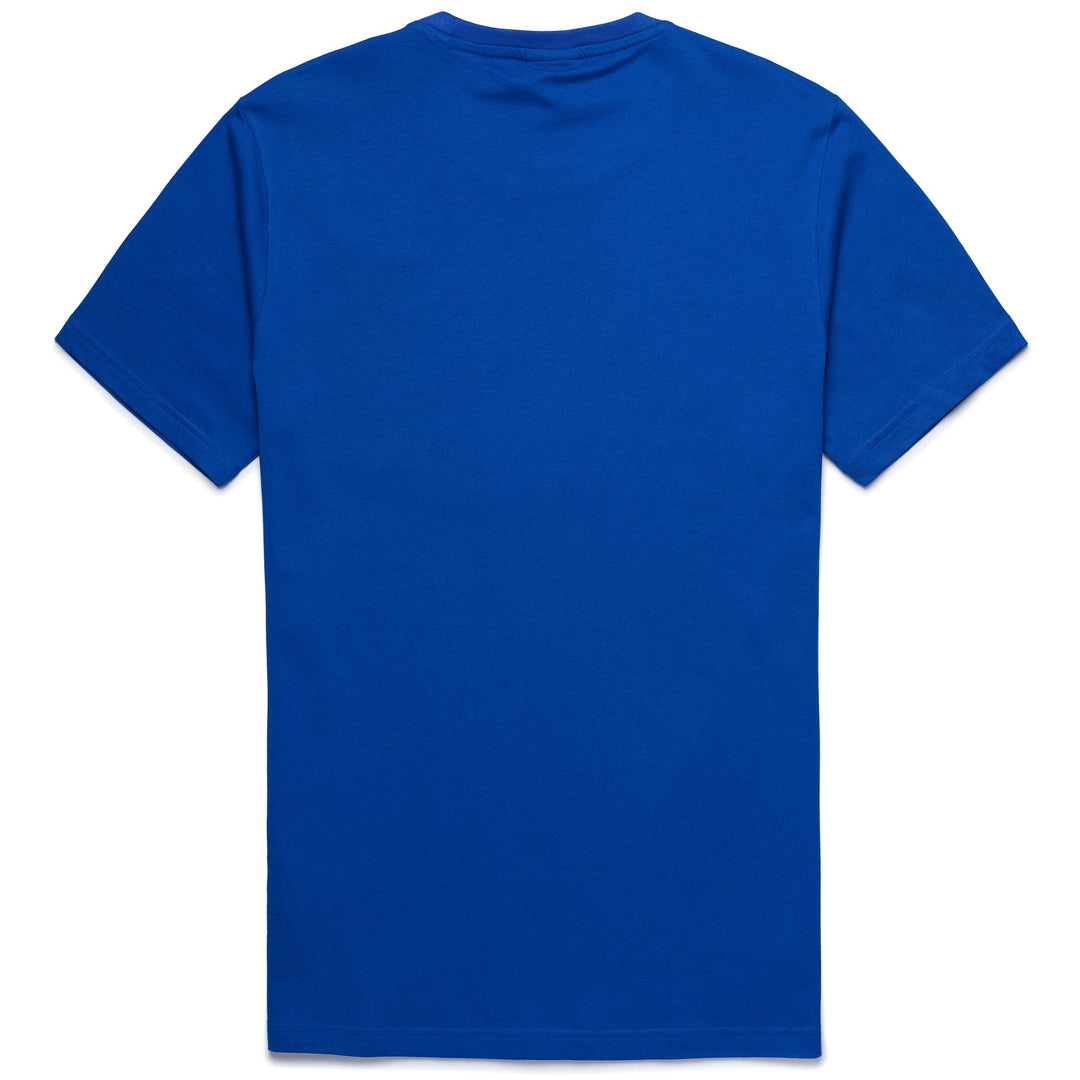 T-Shirt Classica Slim Fit in Cotone Uomo Blu Navy main