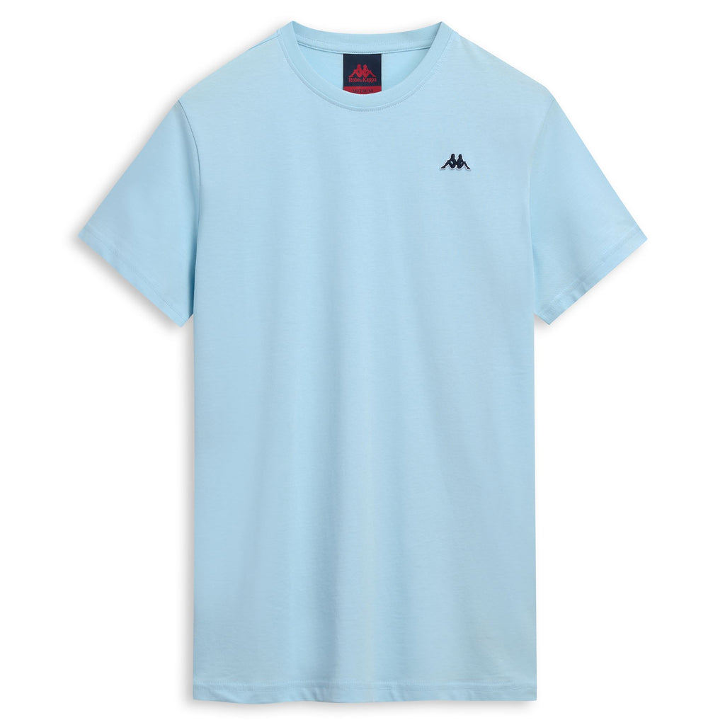 Men's Blue Slim Fit Casual T-Shirt | Kappa