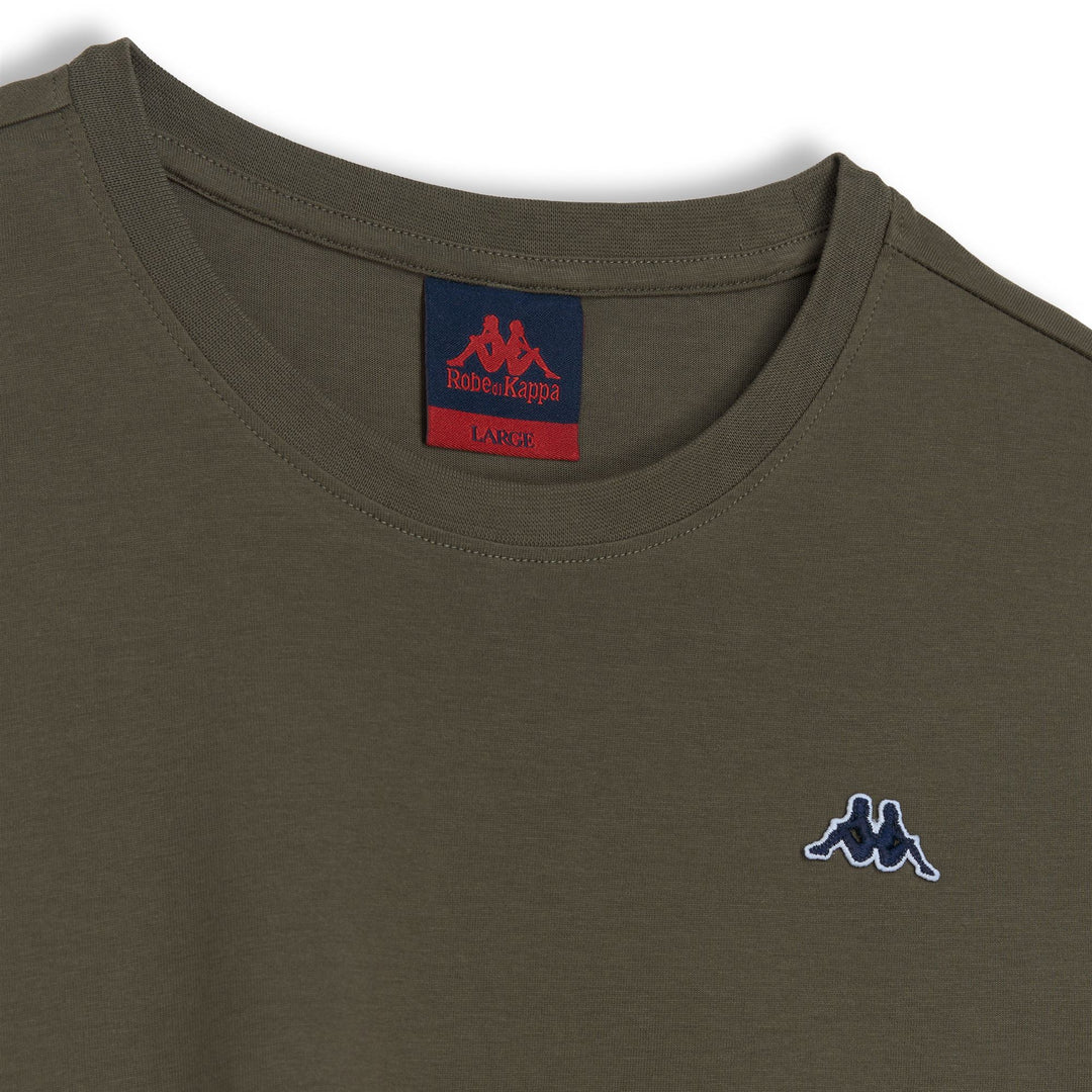 Green Military Men's Slim Fit Cotton T-Shirt main