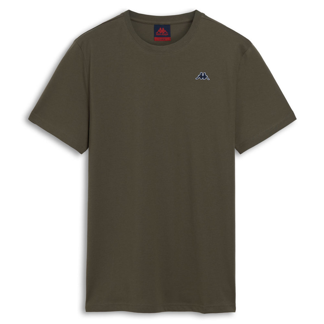 Green Military Men's Slim Fit Cotton T-Shirt main