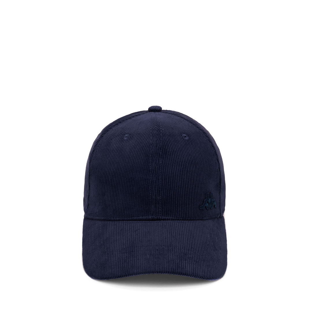 Cappellino da Baseball in Corduroy Blu Navy Uomo Casual 01
