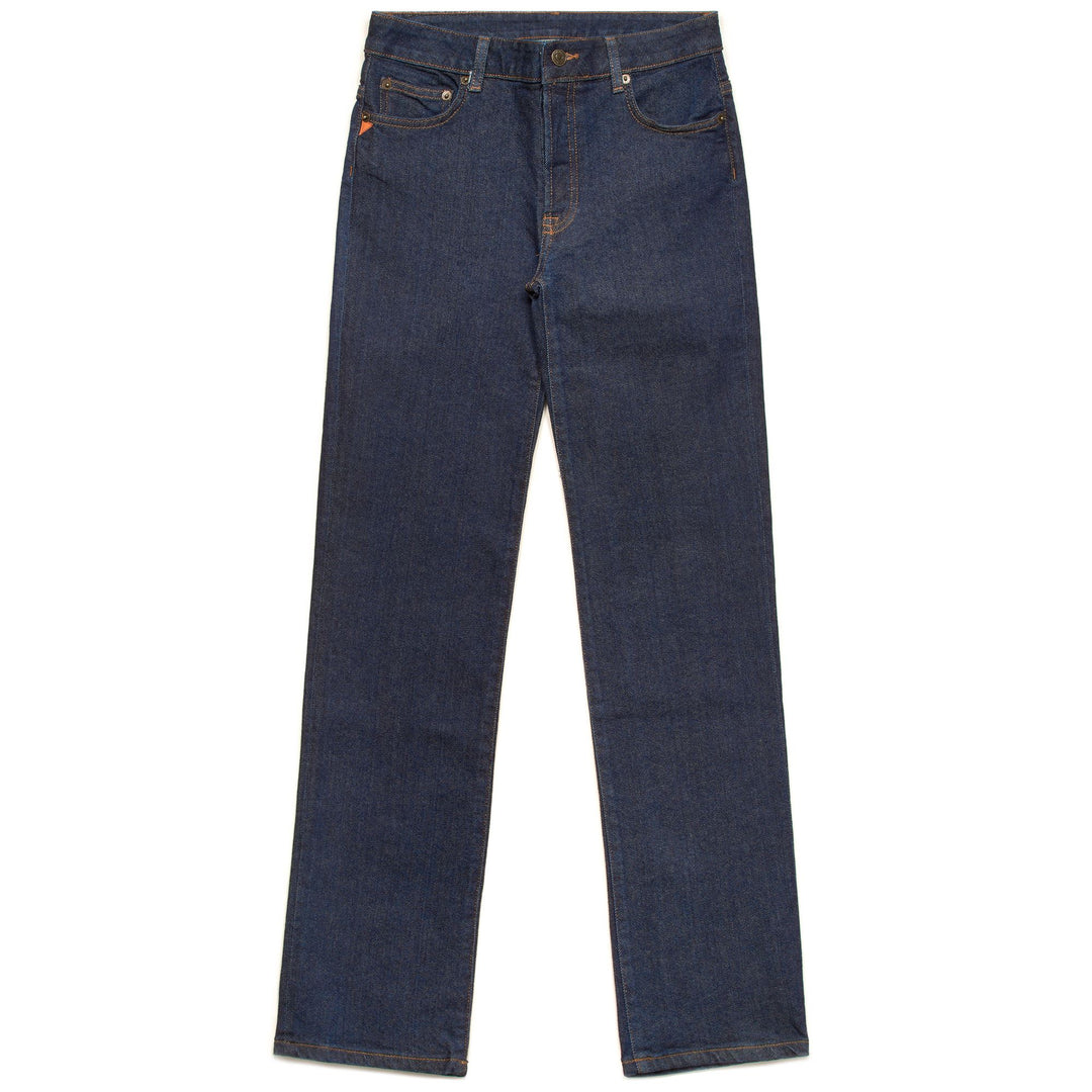 Dark Blue Men's Slim Fit Denim 5 Pocket Pants 01