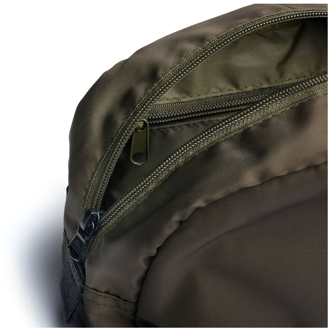 Military Green Unisex Nylon Beauty Case with Zip Closure main