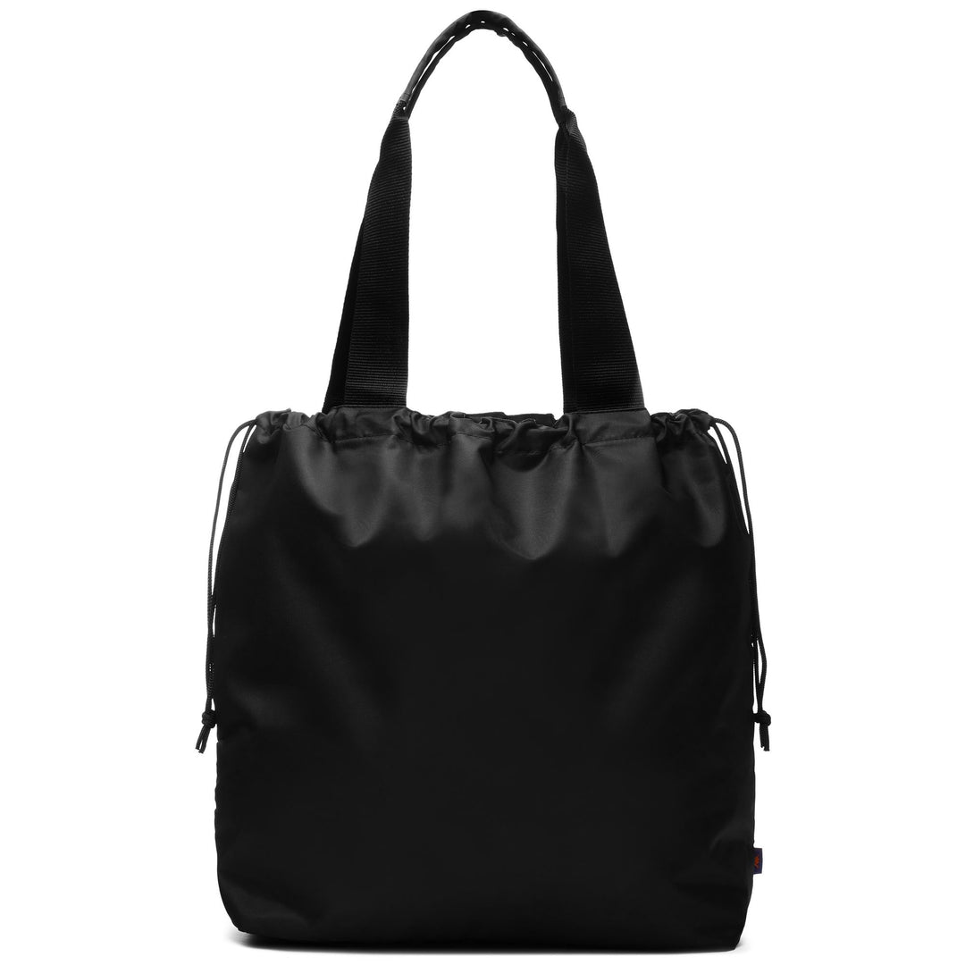 Black Women's Classic Nylon Tote Bag with Zip Closure 01