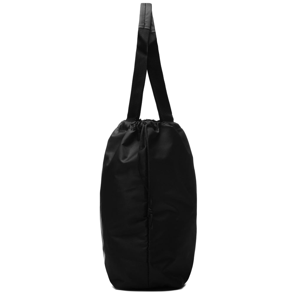 Black Women's Classic Nylon Tote Bag with Zip Closure 02