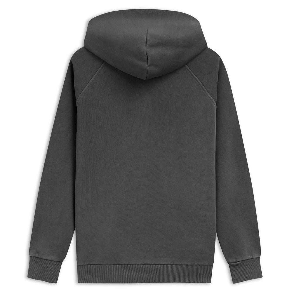 Grey Men's Fleece Hoodie with Kangaroo Pocket 02