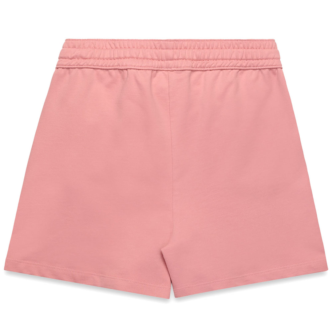 Bermudas deportivas rojas de felpa para mujer con bolsillos chinos main