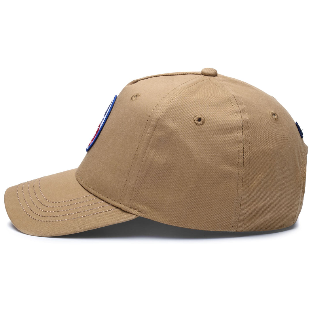 Beige Men's Cotton Baseball Cap with 24H Le Mans Design main