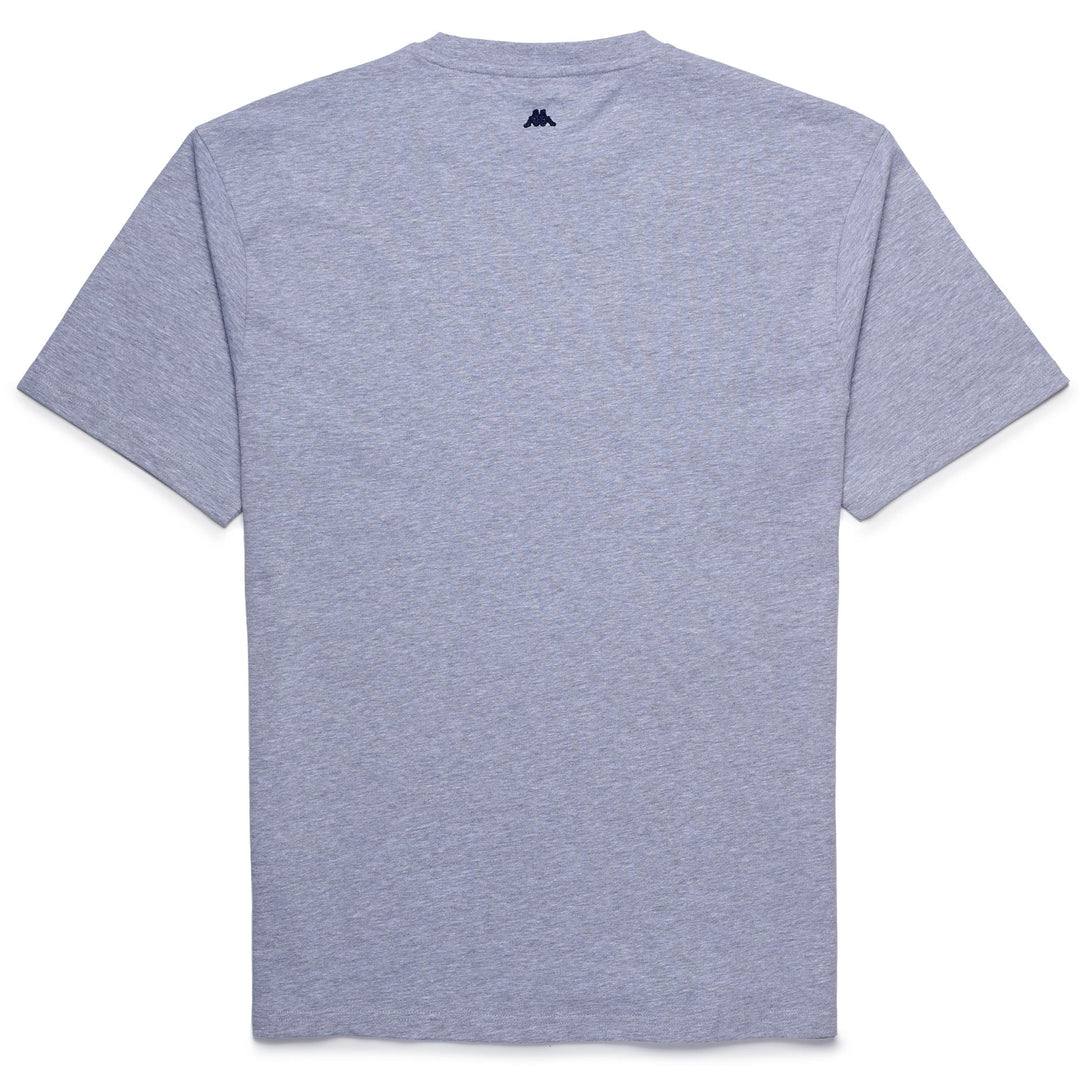 Grey Men's Casual T-Shirt with Embroidery main