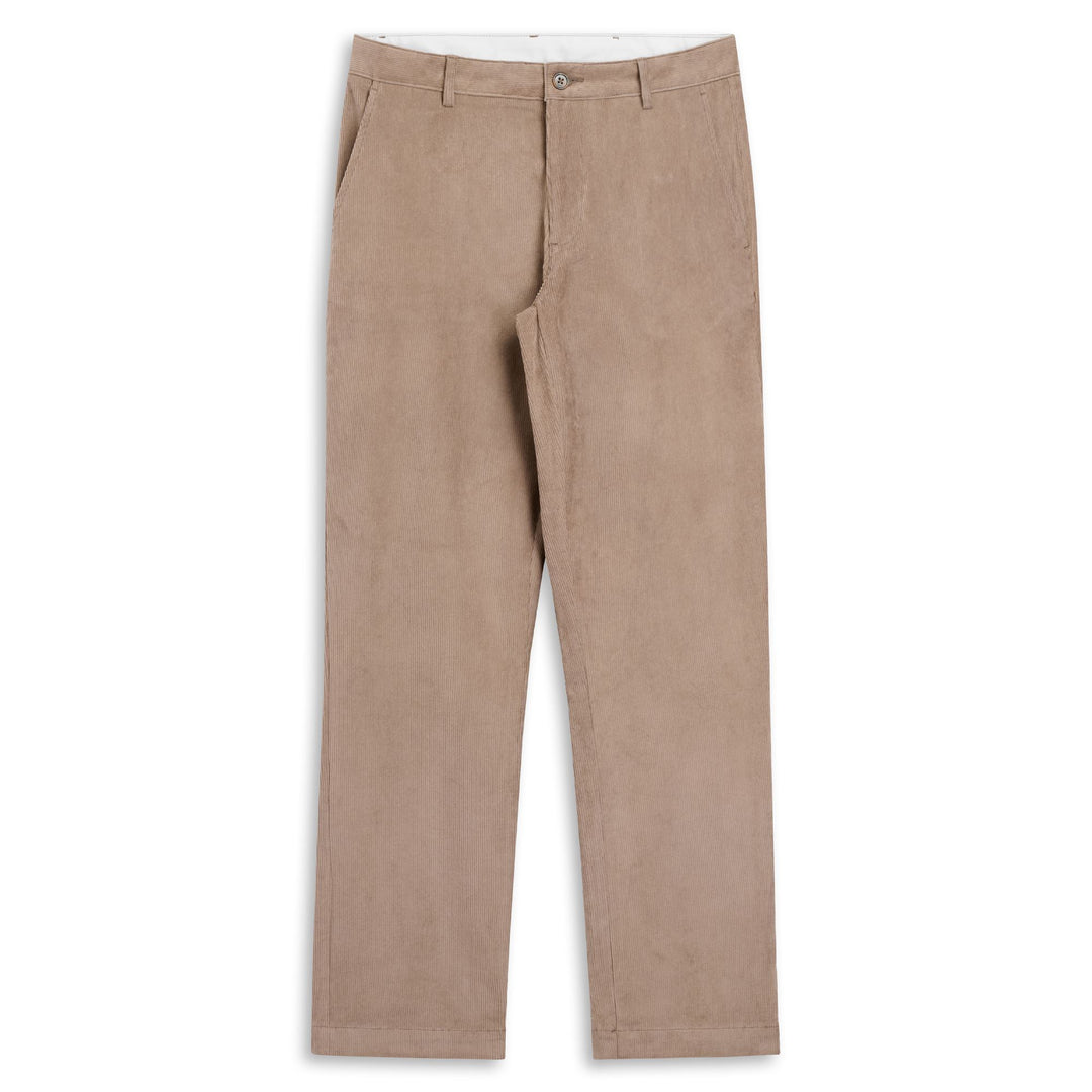 Light brown Men's Chino Pants in Stretch Corduroy 01