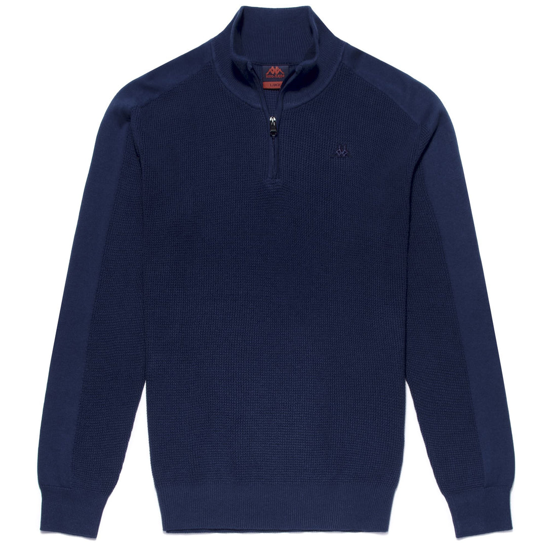 Polo Classica in Cotone Blu Cobalto Uomo 01