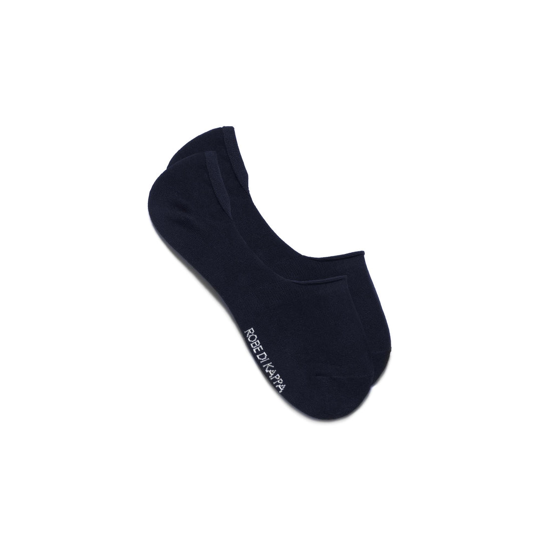 Blue Unisex Casual Cotton Footsies with Anti-Slip Heel 01