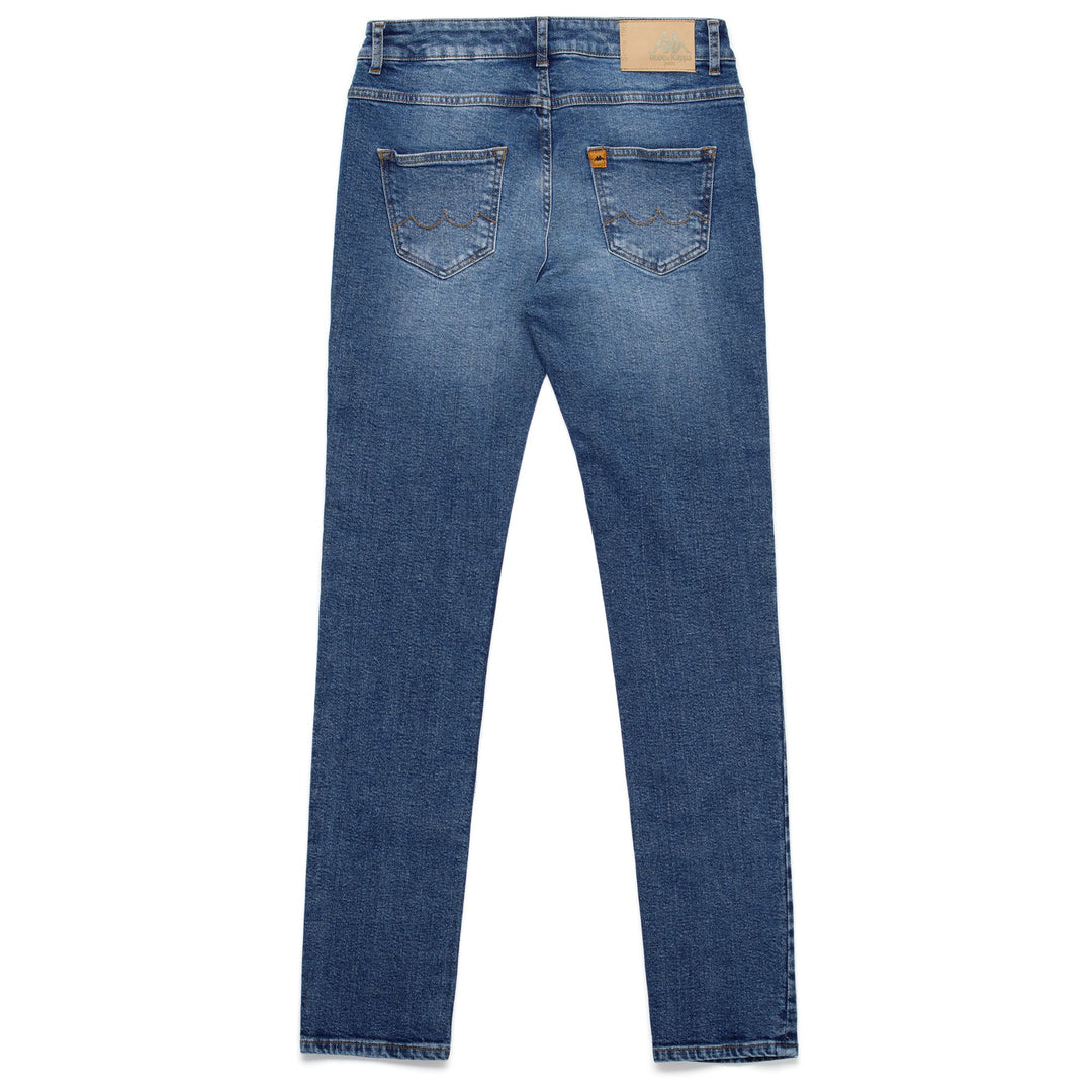 Pantalon en jean slim pour femme, bleu, 5 poches main