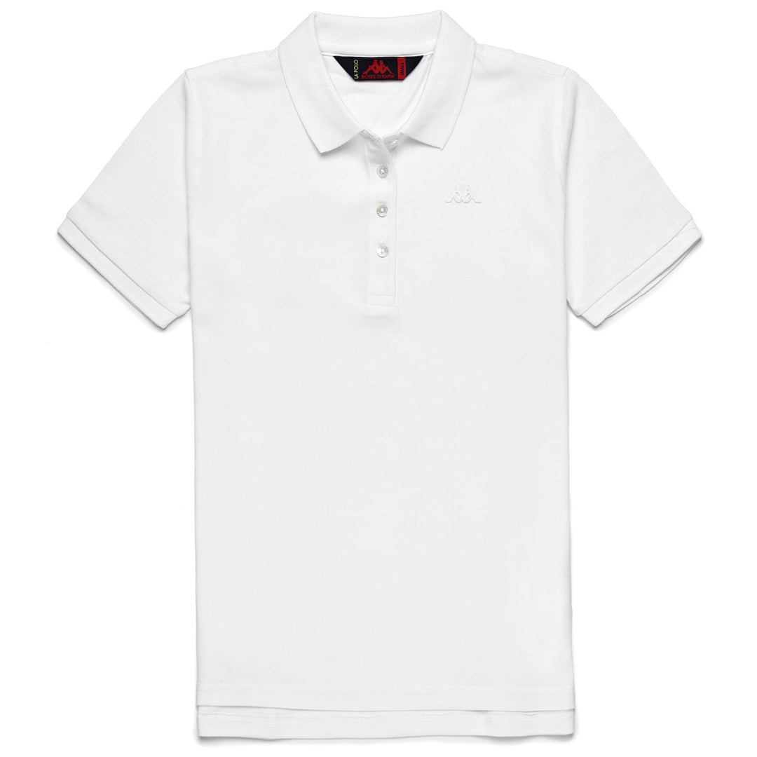 Polo Classico Stretch Piqué Donna Grigio Bianco 01