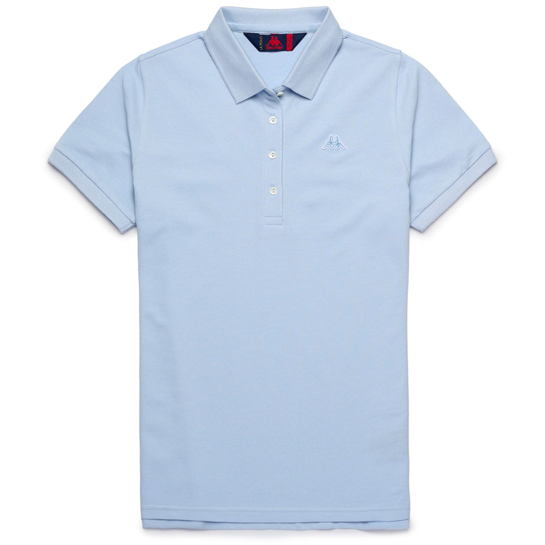 Polo Classico Stretch Donna Blu Azzurro 01