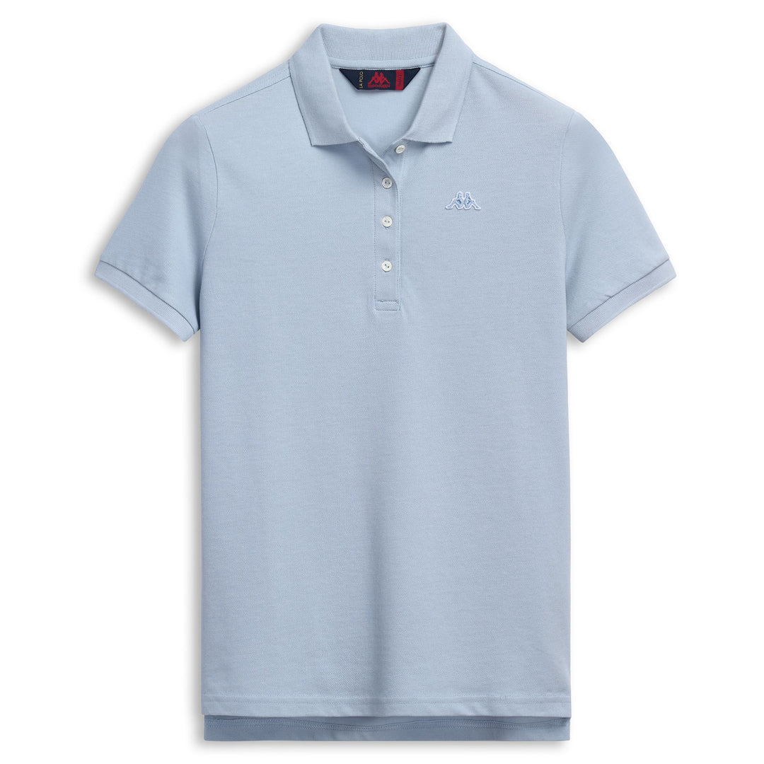 Blue Women's Regular Fit Casual Stretch Piqué Polo Shirt 01