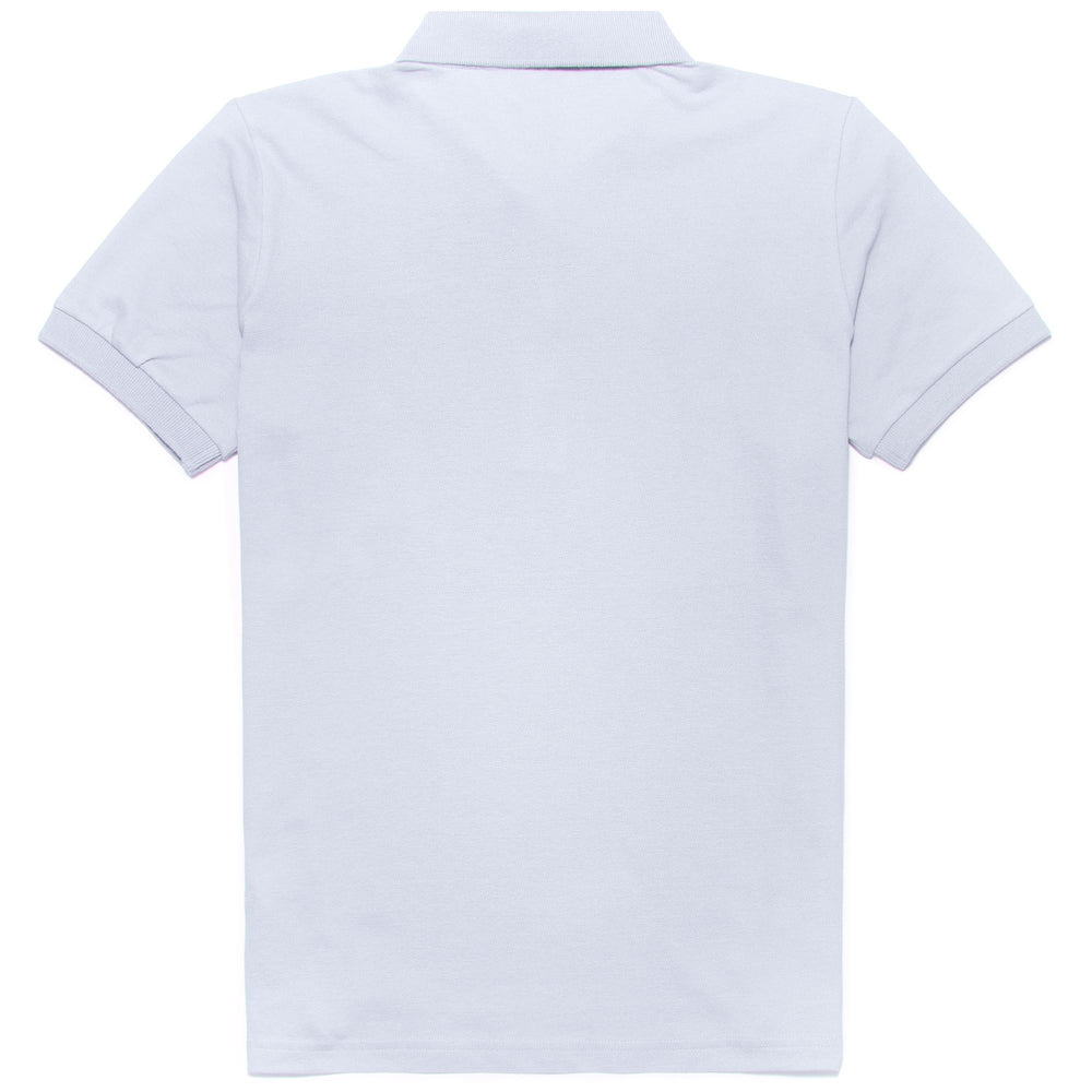 Polo Classica Stretch Donna Azzurro Chiaro con Bottoni Madreperla 02