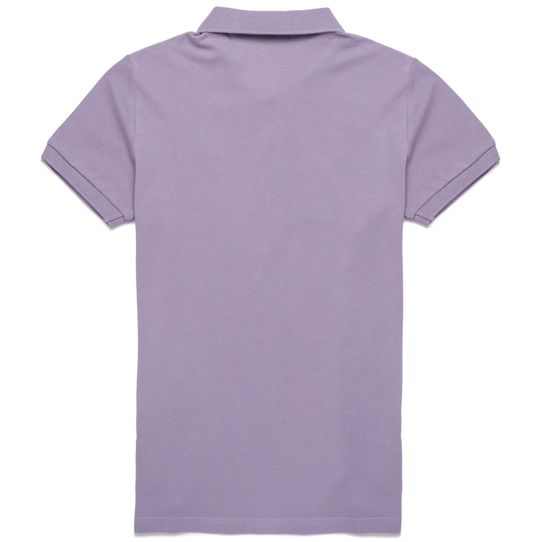 Violet Women's Classic Stretch Polo Shirt with Nacre Buttons main