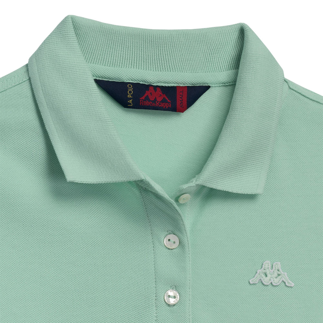 Green Women's Regular Fit Casual Stretch Piqué Polo Shirt main