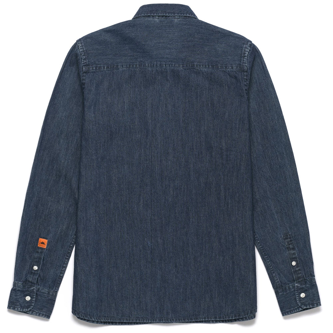 Camicia in Denim Slim Fit Donna Blu Indigo con Bottoni main