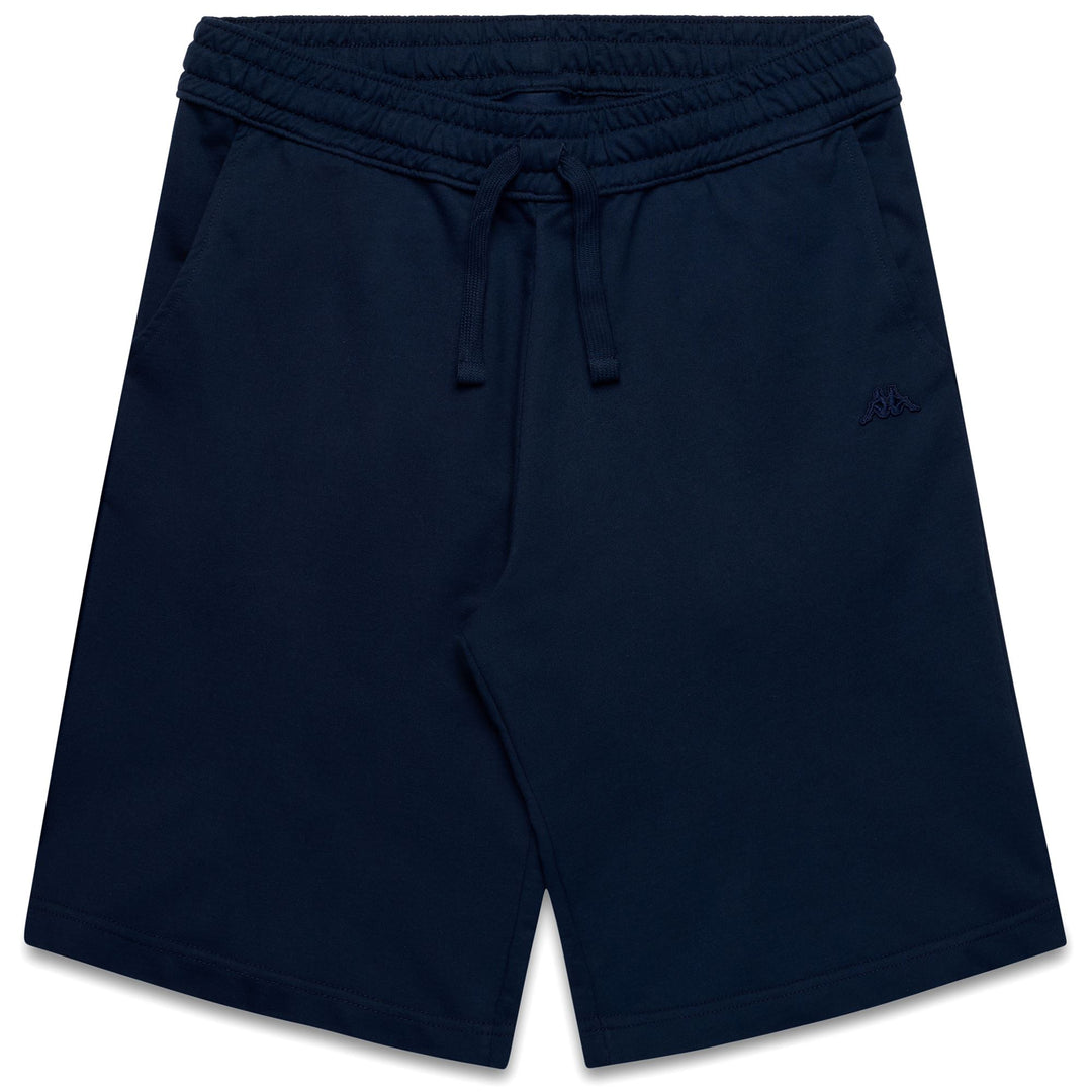 Pantaloncini sportivi in ​​spugna di cotone blu iris da uomo 01