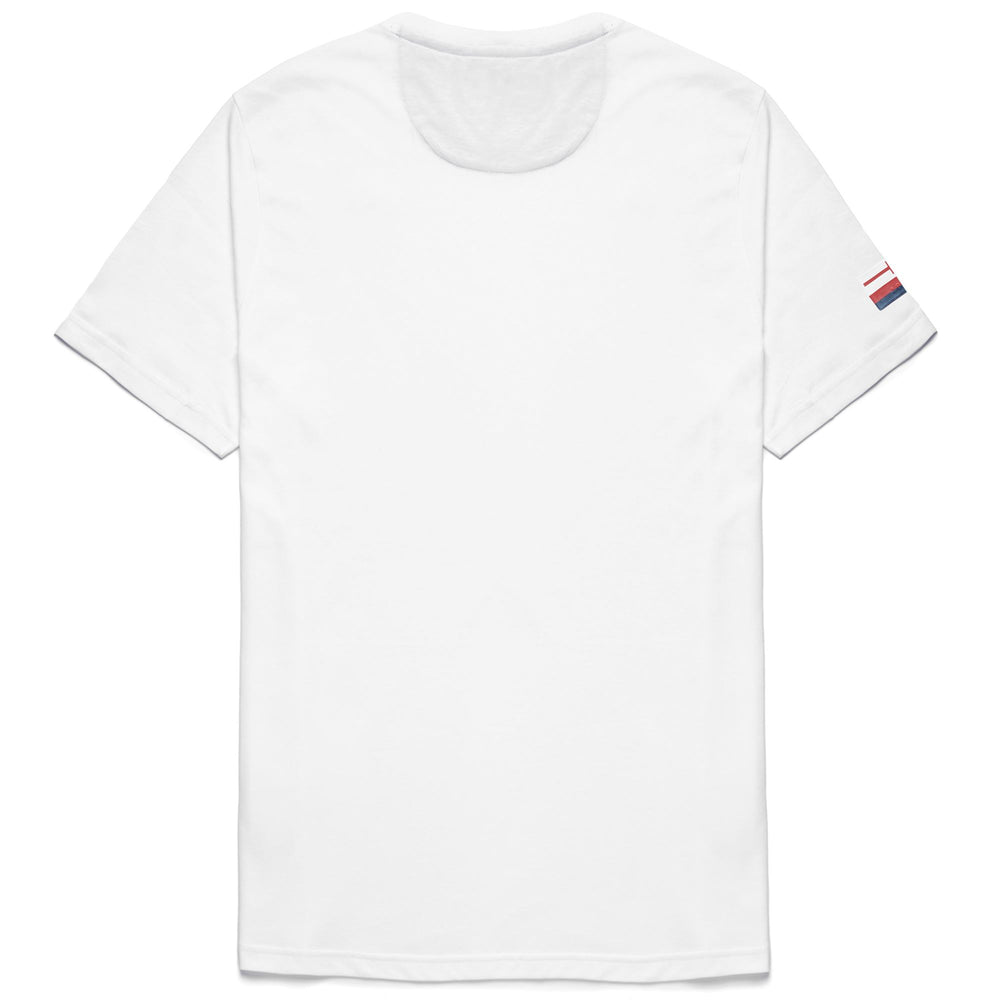White Men's Slim Fit Cotton T-Shirt 02