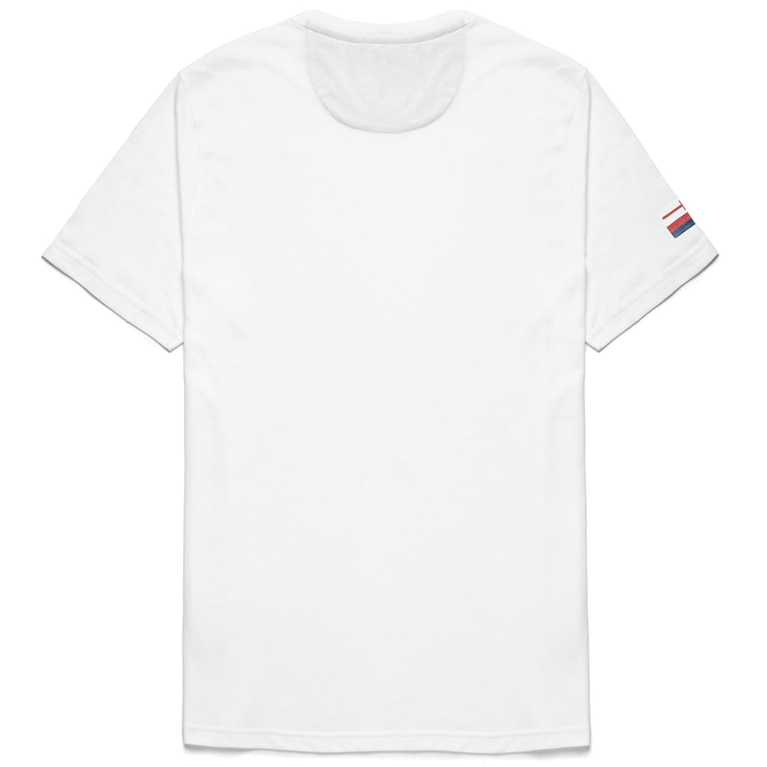 White Men's Slim Fit Cotton T-Shirt main