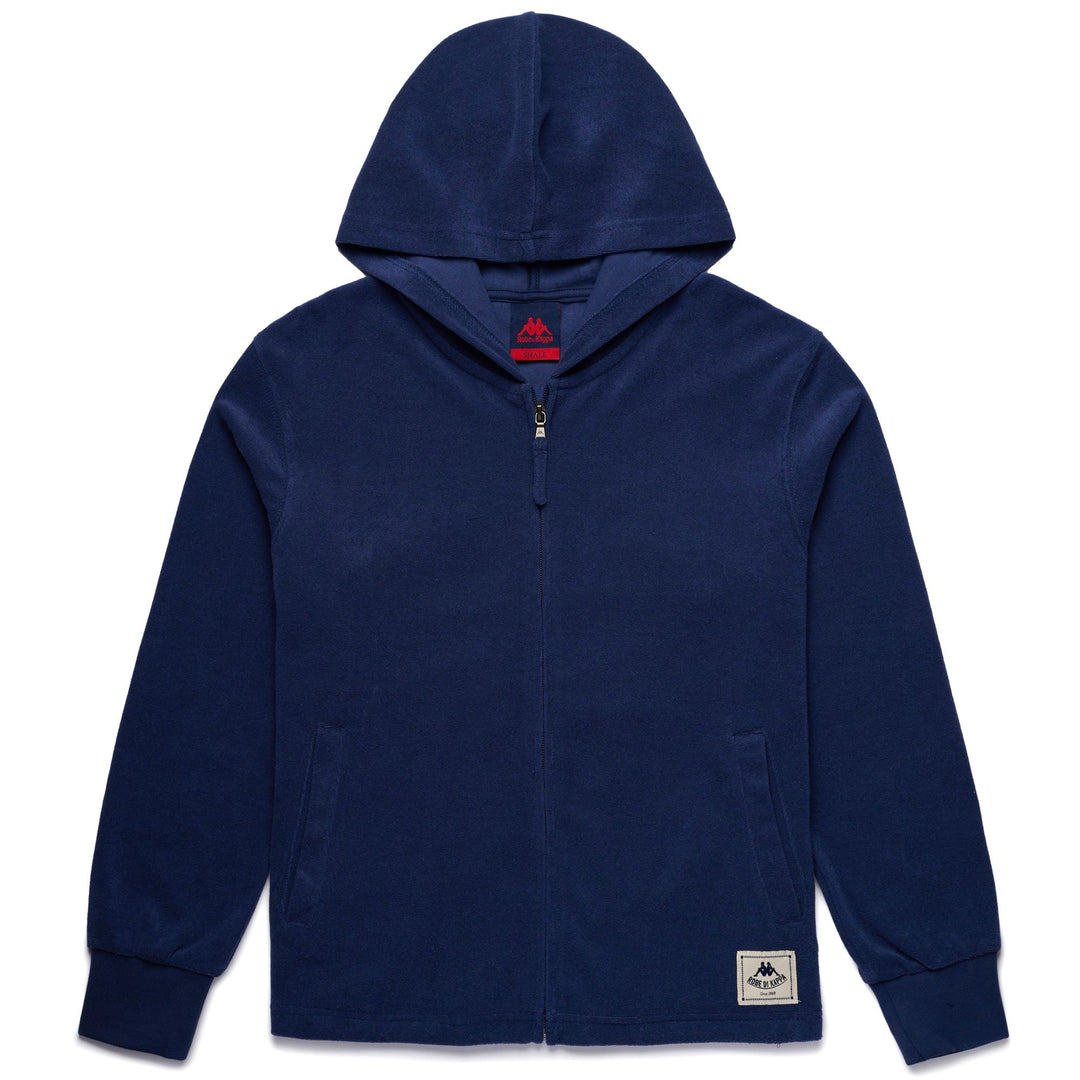 Indigo Blue Women's Casual Fleece Jacket with Hood 01