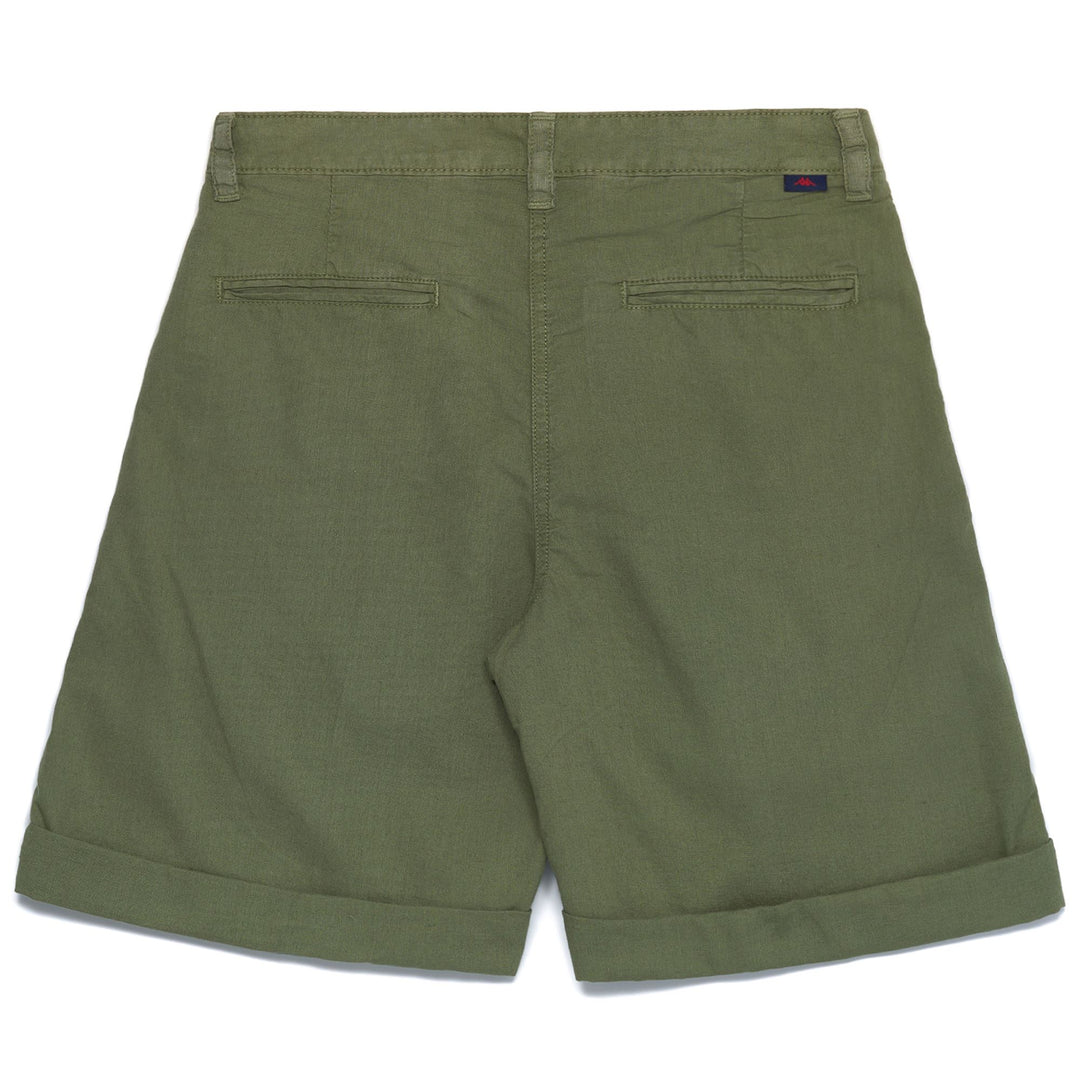 Olivine Green Women's Classic Chino Bermuda Shorts main