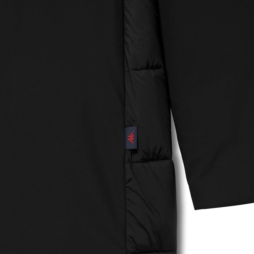 Black Women's Regular Fit 3/4 Length Nylon Jacket main
