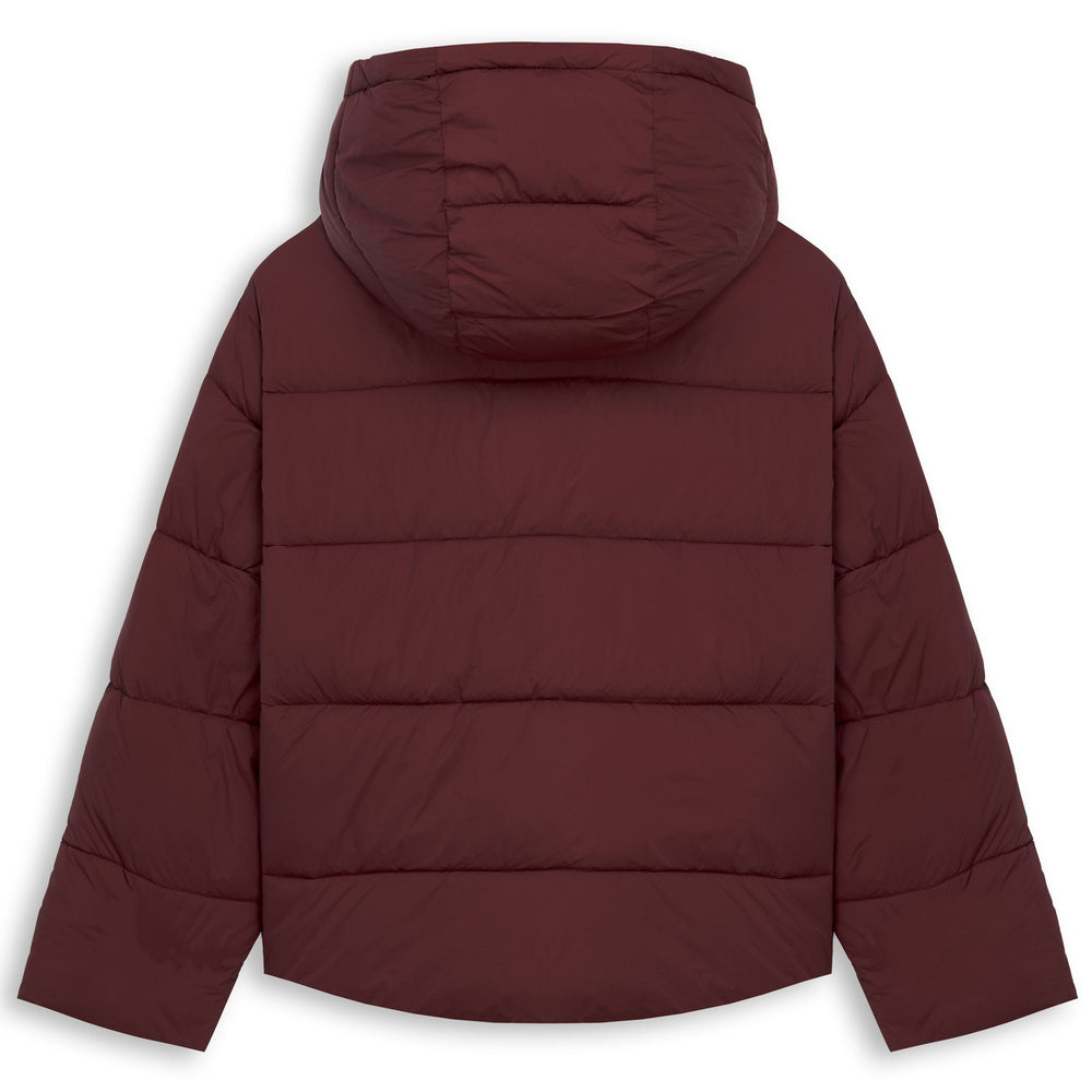 Red Women's Regular Fit Polyfill Short Puffer Jacket 02