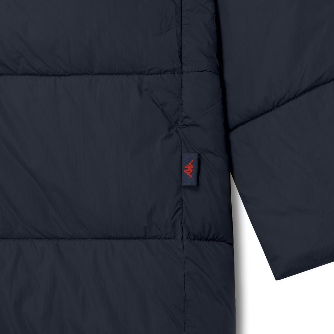 Blue Women's Regular Fit 3/4 Length Polyfill Puffer Jacket main