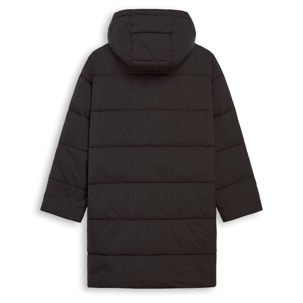 Brown Women's Regular Fit Polyfill 3/4 Length Puffer Jacket 02
