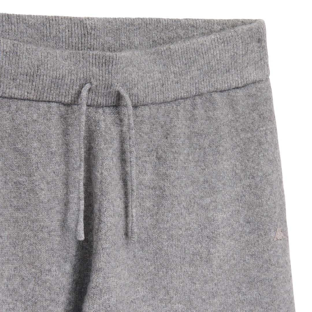Pantaloni sportivi in ​​maglia grigi da donna con tasche main