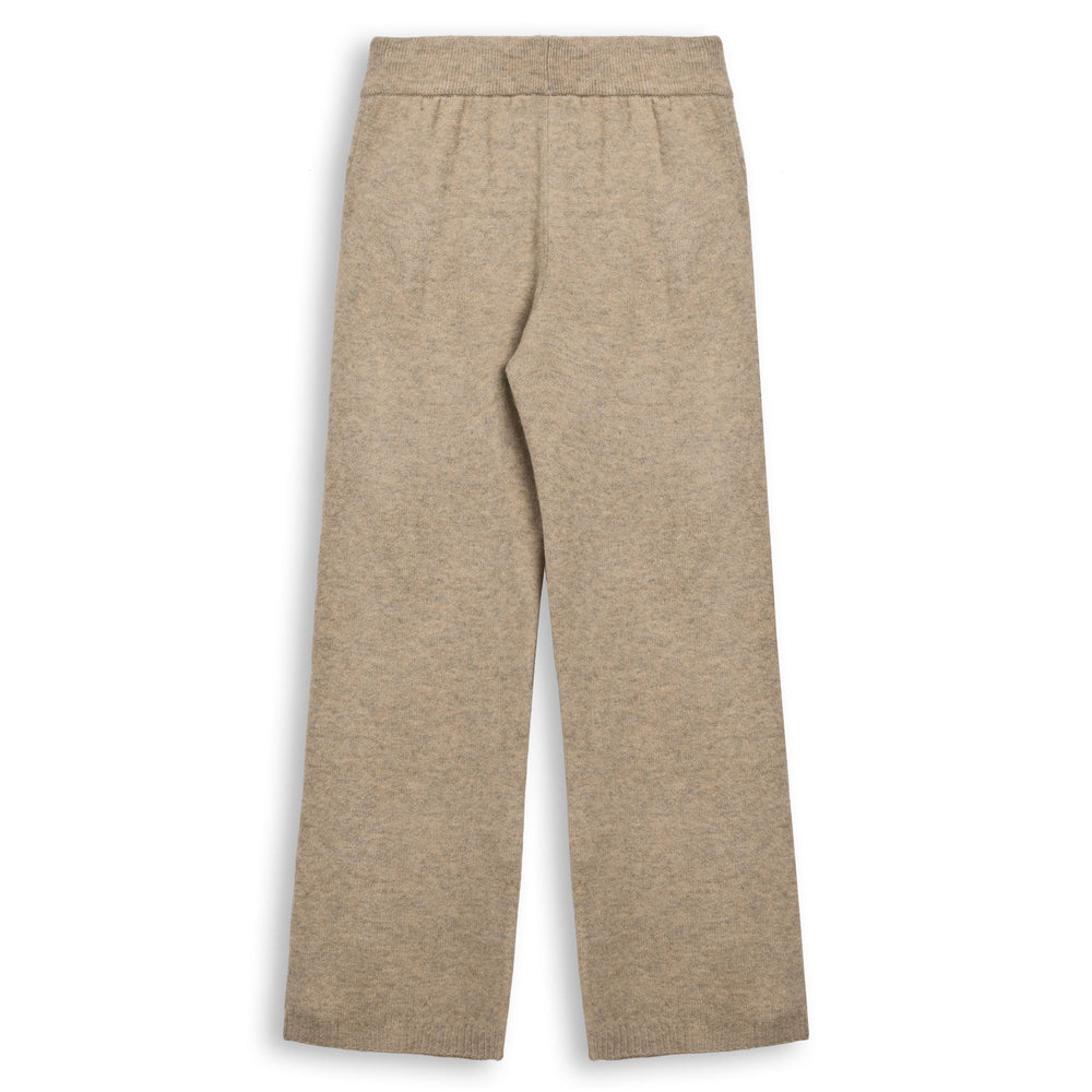 Brown Women's Regular Fit Knitted Sport Trousers 02