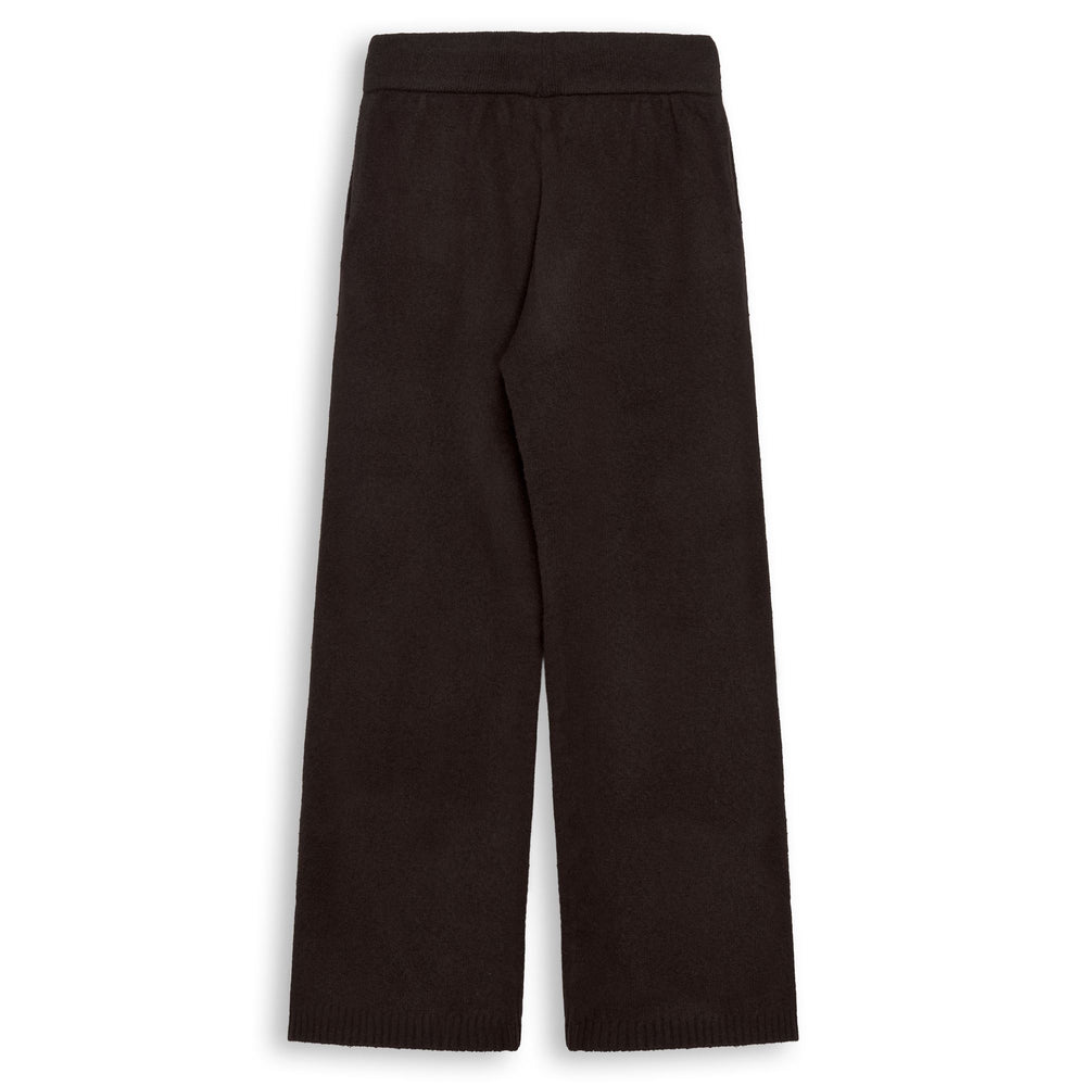 Brown Women's Regular Fit Knit Pants 02