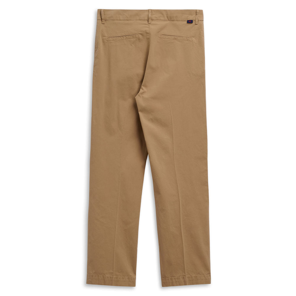 Pantaloni Capri Chino Beige da Donna con Vestibilità Svasata 02